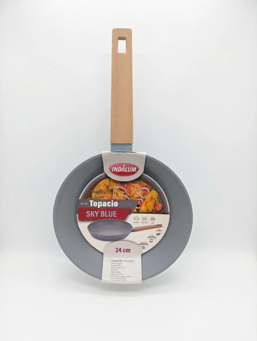 Sarten Indalum Topacio Sky Blue 24cm 1.6 Litro - Imagen 3