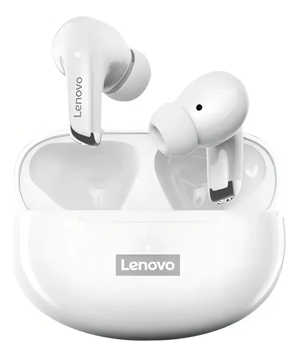 Audifonos Auriculares Bluetooth Tws Lenovo Blanco Lp5 Pro - Imagen 4