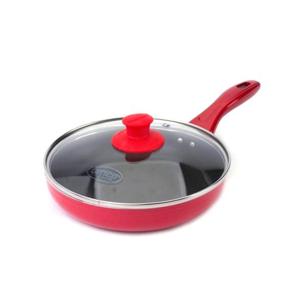 Sarten con Tapa 20cm Rojo Forged Inducción UMCO