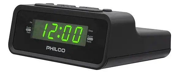 Radio Reloj Despertador Digital Philco Alarma Dual Par1006