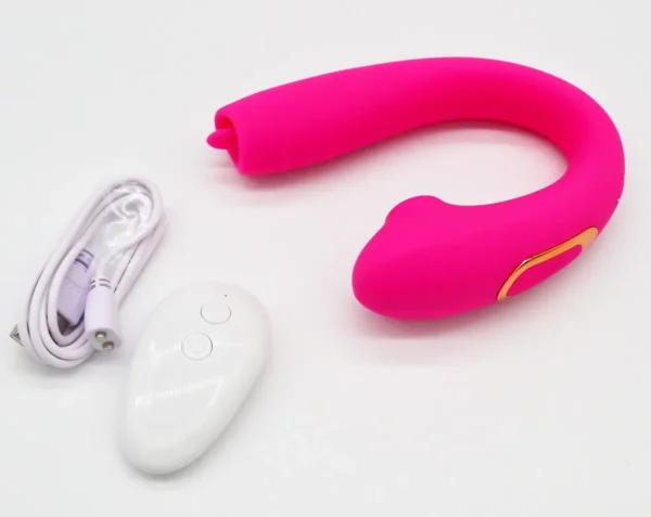 Vibrador Satisfyer Doble Ondas Con Succión Y Lengua Yj-262 - Imagen 4