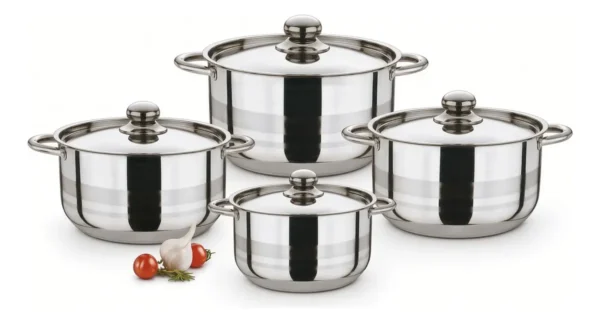Juego De Ollas 8 Piezas Jiedejia Cookware Set Jdj0308