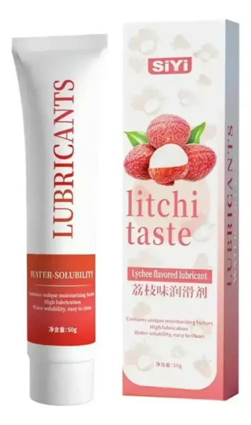 Lubricante Siyi Sabor Litchi Comestibles 50g Mnn33-rhy01