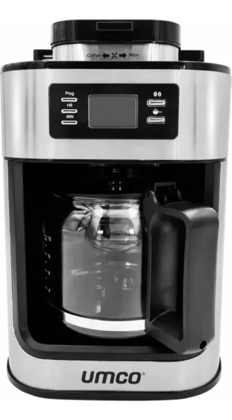 Cafetera Con Molino Umco 1 Litro 1050w Acero Inoxidable 0684