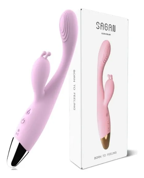 Vibrador Sagan Massageador De Silicone 12 Niveles Sg1311 - Imagen 2