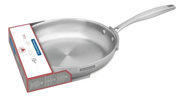 Sarten Tramontina Grano De Acero Inoxidable 20 Cm Inducción