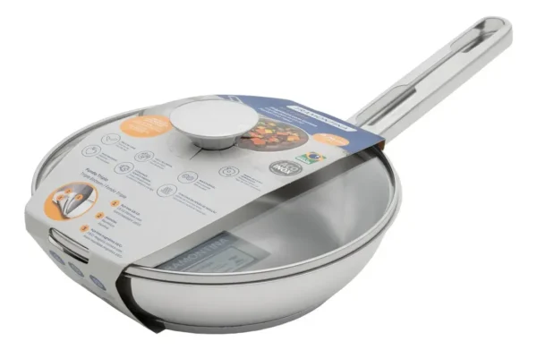 Sarten Tramontina Con Tapa De Vidrio 20 Cm  1.6 litros