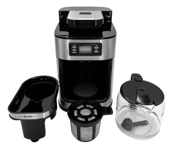 Cafetera Con Molino Umco 1 Litro 1050w Acero Inoxidable 0684 - Imagen 2